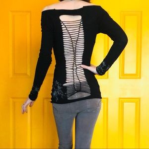 Rise & Revolt - Sexy Long Sleeve w/ Open Back